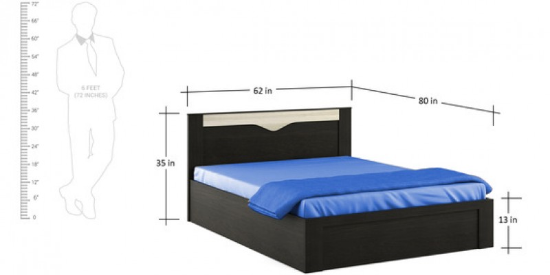 Aarayna Queen Size Bed with storage